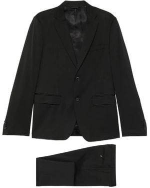 Brian Dales Single-Breasted Suit - Black