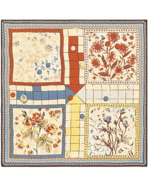 Bimba Y Lola Ivory Ludo Scarf - Metallic