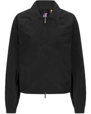 K-Way Jordin Zip-Up Jacket - Black