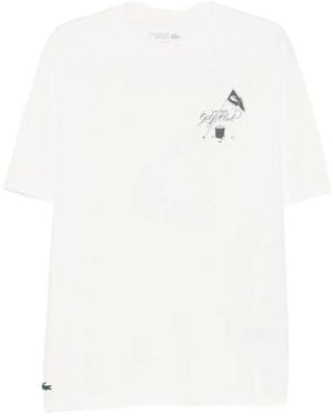 Lacoste Golf Club Graphic-Print T-Shirt - White