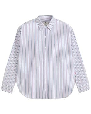 Levi's Chemise Harlie Rayée - White