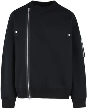 Sacai Asymmetric-Zip Jacket - Black