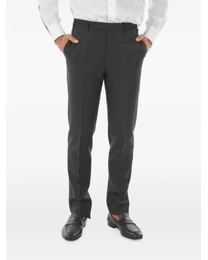 Corneliani Wool Tailored Trousers - Black