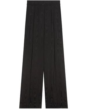 Dries Van Noten Pantalones Con Cinturón - Negro