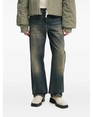 Won Hundred Faded Straight-Leg Jeans - Green