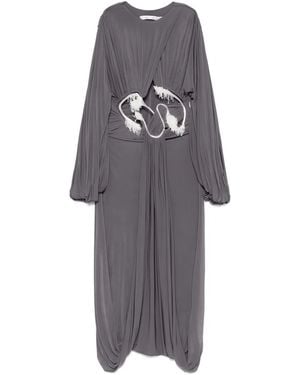Christopher Esber Sculptured Torso Maxi-Jurk - Grijs