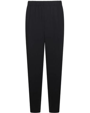 Giorgio Armani Wollen Broek - Zwart