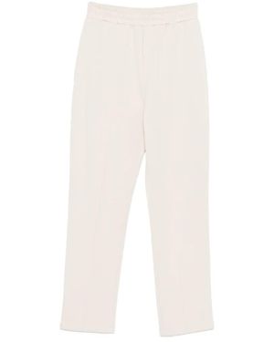 Iceberg Logo-Patch Pants - White