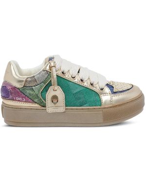 Kurt Geiger Southbank Lace-Up Trainers - Green