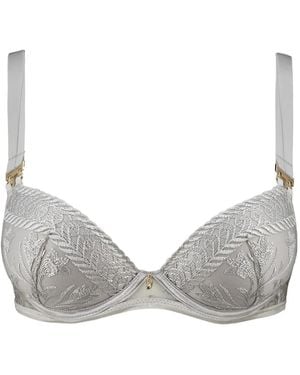 Aubade Magnetic Spell Push-Up-Bh Mit Stickerei - Grau