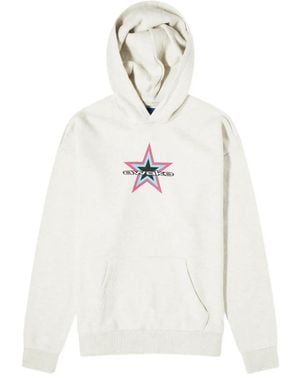 AWAKE NY Felpa Con Logo E Cappuccio - Bianco