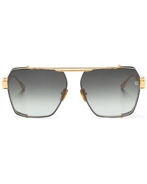 Balmain Premier ジオメトリック サングラス - グレー