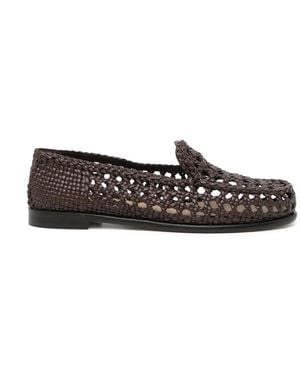 Dragon Diffusion Dolly Loafers - White