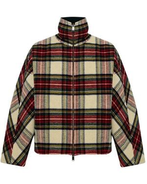 DARKPARK Aj Tartan Wool Jacket - Red