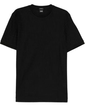 BOSS Crew-Neck T-Shirt - Black