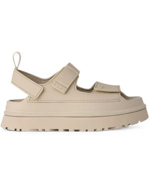 UGG Goldenglow Touch-Strap Sandals - Natural