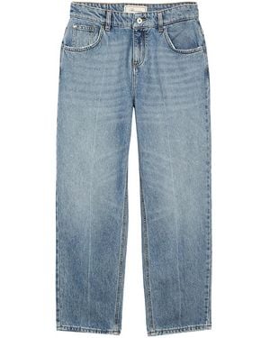 Blumarine Whisker-Effect Jeans - Blue