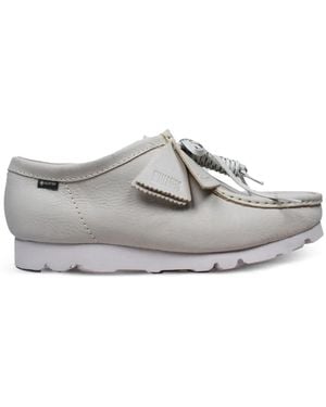 Clarks Bottines En Cuir À Lacets - Grey
