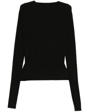 Rick Owens Long-Sleeves Top - Black