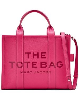 Marc Jacobs Logo-Plaque Tote Bag - Pink