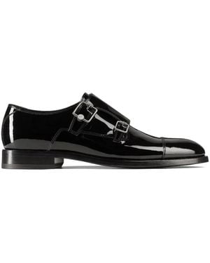 Jimmy Choo Finnion Monk-Schuhe - Schwarz