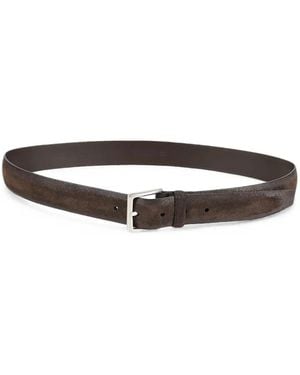 Orciani Ceinture En Daim - Blanc
