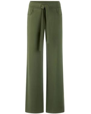 Marc Cain Belted Trousers - Green