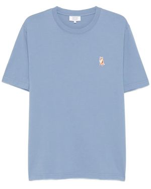 Maison Kitsuné Standing Fox Tシャツ - ブルー