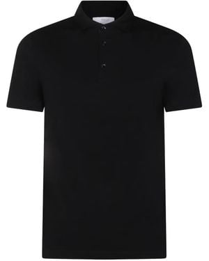 Malo Buttoned Polo Shirt - Black