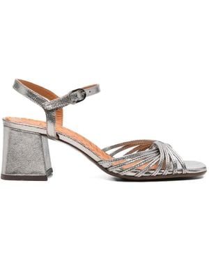 Chie Mihara Leske Block-Heel Sandals - White