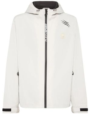 Philipp Plein Nylon Windbreaker - White