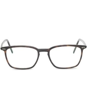 Lunor Brille Mit Eckigem Gestell - Braun