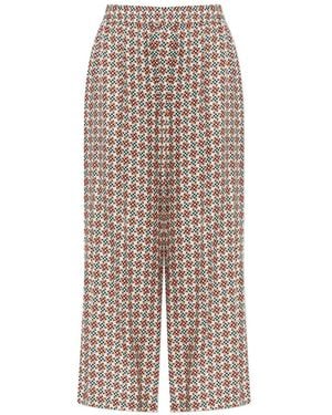 Paul Smith Geometric-Print Pants - Natural