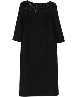Valentino Garavani Beaded Midi Dress - Black