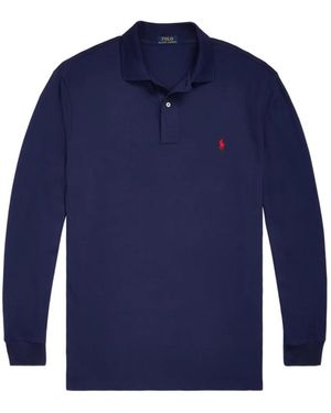 Polo Ralph Lauren Logo-Embroidered Sweatshirt - Blue