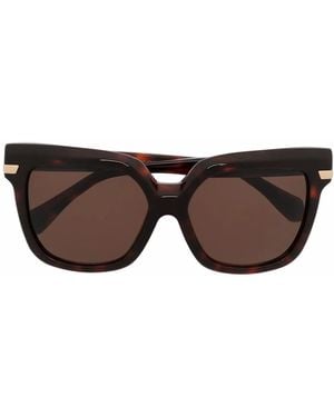 Cazal 8502 Square-Frame Sunglasses - Brown