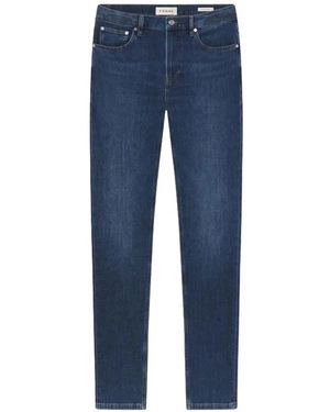FRAME Modern Straight Five-Pocket Jeans - Blue