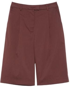 Patrizia Pepe Pleated Trousers - Red