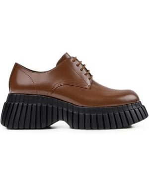 Camper Pix Bcn Platform Derby Shoes - Brown