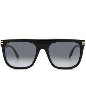 Marc Jacobs Rectangle Full-Rim Sunglasses - Black