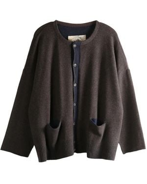 Ziggy Chen Pocket Button Cardigan - ブラック