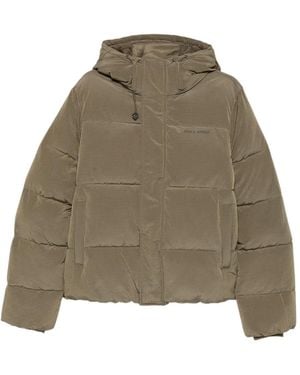 Daily Paper Ripstop Hooded Puffer Jacket - Natural