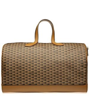 Bally Koffer Met Logopatch - Bruin