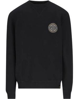 Barbour 90Th Anniversary Logo-Patch Sweater - Black