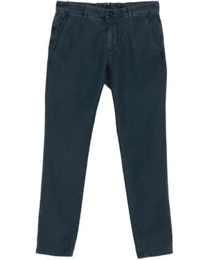 Incotex Pocket Cotton Trousers - Blue