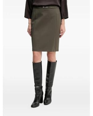 Joseph Ribkoff Metal-Detail Skirt - Black