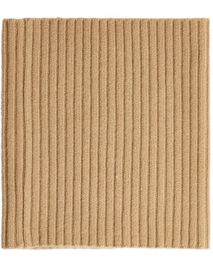 Fursac Ribbed Scarf - Natural