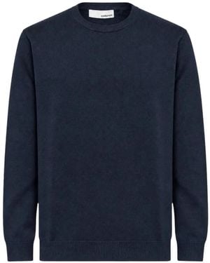 Costumein Rakesh Fine-Knit Crew-Neck Wool Jumper - Blue