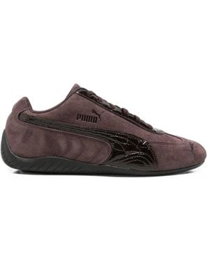PUMA Speedcat Croc Wns Croc-Effect Trainers - Brown