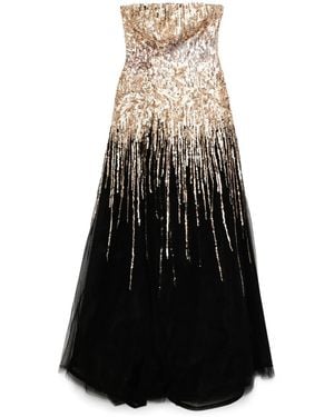 Saiid Kobeisy Embroidered Dress - Black